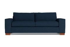 Melrose Queen Size Sleeper Sofa :: Leg Finish: Pecan / Sleeper Option: Memory Foam Mattress