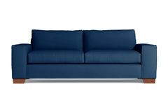 Melrose Queen Size Sleeper Sofa :: Leg Finish: Pecan / Sleeper Option: Deluxe Innerspring Mattress