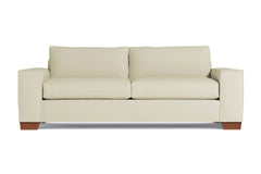 Melrose Queen Size Sleeper Sofa :: Leg Finish: Pecan / Sleeper Option: Deluxe Innerspring Mattress