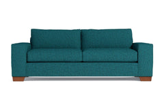 Melrose Queen Size Sleeper Sofa :: Leg Finish: Pecan / Sleeper Option: Memory Foam Mattress