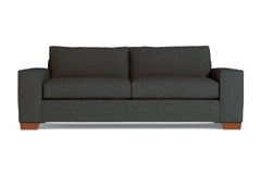 Melrose Queen Size Sleeper Sofa :: Leg Finish: Pecan / Sleeper Option: Deluxe Innerspring Mattress