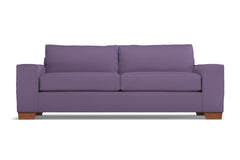 Melrose Queen Size Sleeper Sofa :: Leg Finish: Pecan / Sleeper Option: Memory Foam Mattress