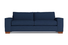 Melrose Queen Size Sleeper Sofa :: Leg Finish: Pecan / Sleeper Option: Deluxe Innerspring Mattress