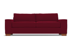 Melrose Queen Size Sleeper Sofa :: Leg Finish: Pecan / Sleeper Option: Deluxe Innerspring Mattress