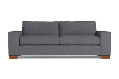 Melrose Queen Size Sleeper Sofa :: Leg Finish: Pecan / Sleeper Option: Memory Foam Mattress