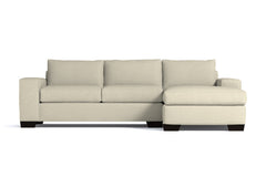 Melrose 2pc Sectional Sofa :: Leg Finish: Espresso / Configuration: RAF - Chaise on the Right