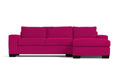 Melrose 2pc Sectional Sofa :: Leg Finish: Espresso / Configuration: RAF - Chaise on the Right