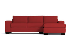 Melrose 2pc Sectional Sofa :: Leg Finish: Espresso / Configuration: RAF - Chaise on the Right