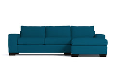 Melrose 2pc Sectional Sofa :: Leg Finish: Espresso / Configuration: RAF - Chaise on the Right