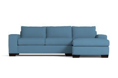 Melrose 2pc Sectional Sofa :: Leg Finish: Espresso / Configuration: RAF - Chaise on the Right