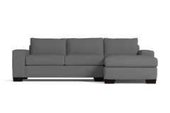 Melrose 2pc Sectional Sofa :: Leg Finish: Espresso / Configuration: RAF - Chaise on the Right