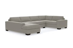 Melrose 3pc Velvet Sectional Sofa :: Leg Finish: Espresso / Configuration: LAF - Chaise on the Left