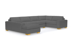 Melrose 3pc Sectional Sofa :: Leg Finish: Natural / Configuration: LAF - Chaise on the Left