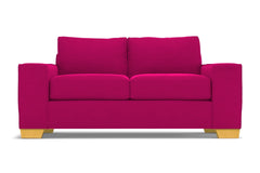 Melrose Twin Size Sleeper Sofa :: Leg Finish: Natural / Sleeper Option: Memory Foam Mattress