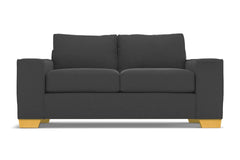 Melrose Twin Size Sleeper Sofa :: Leg Finish: Natural / Sleeper Option: Deluxe Innerspring Mattress