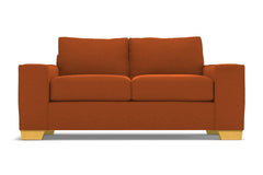 Melrose Twin Size Sleeper Sofa :: Leg Finish: Natural / Sleeper Option: Deluxe Innerspring Mattress