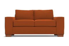 Melrose Twin Size Sleeper Sofa :: Leg Finish: Pecan / Sleeper Option: Memory Foam Mattress
