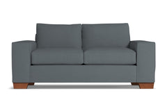 Melrose Twin Size Sleeper Sofa :: Leg Finish: Pecan / Sleeper Option: Memory Foam Mattress