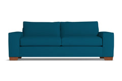 Melrose Queen Size Sleeper Sofa :: Leg Finish: Pecan / Sleeper Option: Memory Foam Mattress