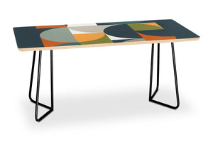 Mid Century Geometric 122 Coffee Table by The Old Art Studio