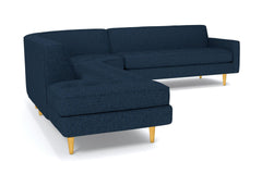 Monroe 3pc Sectional Sofa :: Leg Finish: Natural / Configuration: LAF - Chaise on the Left