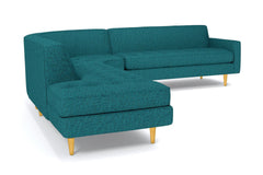 Monroe 3pc Sectional Sofa :: Leg Finish: Natural / Configuration: LAF - Chaise on the Left