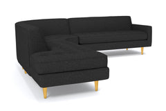 Monroe 3pc Sectional Sofa :: Leg Finish: Natural / Configuration: LAF - Chaise on the Left