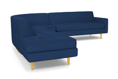 Monroe 3pc Sectional Sofa :: Leg Finish: Natural / Configuration: LAF - Chaise on the Left