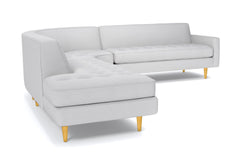 Monroe 3pc Sectional Sofa :: Leg Finish: Natural / Configuration: LAF - Chaise on the Left