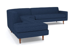 Monroe 3pc Sectional Sofa :: Leg Finish: Pecan / Configuration: LAF - Chaise on the Left
