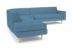 Monroe 3pc Sectional Sofa :: Leg Finish: Natural / Configuration: LAF - Chaise on the Left