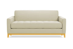 Monroe Drive Twin Size Sleeper Sofa :: Leg Finish: Natural / Sleeper Option: Memory Foam Mattress