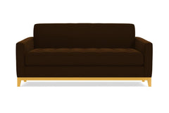 Monroe Drive Twin Size Sleeper Sofa :: Leg Finish: Natural / Sleeper Option: Memory Foam Mattress