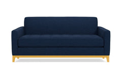 Monroe Drive Twin Size Sleeper Sofa :: Leg Finish: Natural / Sleeper Option: Deluxe Innerspring Mattress