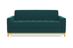 Monroe Drive Twin Size Sleeper Sofa :: Leg Finish: Natural / Sleeper Option: Deluxe Innerspring Mattress