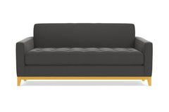 Monroe Drive Twin Size Sleeper Sofa :: Leg Finish: Natural / Sleeper Option: Deluxe Innerspring Mattress