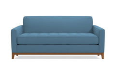 Monroe Drive Twin Size Sleeper Sofa :: Leg Finish: Pecan / Sleeper Option: Deluxe Innerspring Mattress