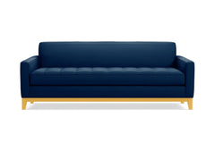 Monroe Drive Queen Size Sleeper Sofa :: Leg Finish: Natural / Sleeper Option: Memory Foam Mattress
