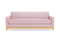 Monroe Drive Queen Size Sleeper Sofa :: Leg Finish: Natural / Sleeper Option: Memory Foam Mattress