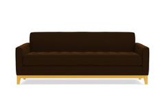 Monroe Drive Queen Size Sleeper Sofa :: Leg Finish: Natural / Sleeper Option: Memory Foam Mattress