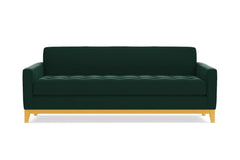 Monroe Drive Queen Size Sleeper Sofa :: Leg Finish: Natural / Sleeper Option: Memory Foam Mattress