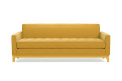 Monroe Drive Queen Size Sleeper Sofa :: Leg Finish: Natural / Sleeper Option: Memory Foam Mattress