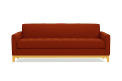 Monroe Drive Queen Size Sleeper Sofa :: Leg Finish: Natural / Sleeper Option: Memory Foam Mattress