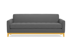 Monroe Drive Queen Size Sleeper Sofa :: Leg Finish: Natural / Sleeper Option: Memory Foam Mattress