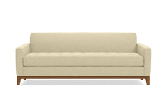 Monroe Drive Queen Size Sleeper Sofa :: Leg Finish: Pecan / Sleeper Option: Memory Foam Mattress