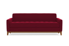 Monroe Drive Queen Size Sleeper Sofa :: Leg Finish: Pecan / Sleeper Option: Deluxe Innerspring Mattress