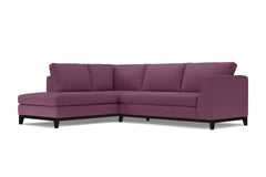 Mulholland Drive 2pc Sleeper Sectional :: Leg Finish: Espresso / Configuration: LAF - Chaise on the Left / Sleeper Option: Deluxe Innerspring Mattress