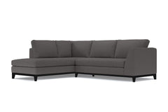 Mulholland Drive 2pc Sleeper Sectional :: Leg Finish: Espresso / Configuration: LAF - Chaise on the Left / Sleeper Option: Deluxe Innerspring Mattress