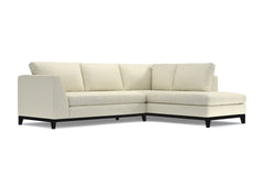 Mulholland Drive 2pc Sleeper Sectional :: Leg Finish: Espresso / Configuration: RAF - Chaise on the Right / Sleeper Option: Memory Foam Mattress