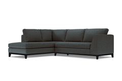 Mulholland Drive 2pc Sleeper Sectional :: Leg Finish: Espresso / Configuration: LAF - Chaise on the Left / Sleeper Option: Deluxe Innerspring Mattress